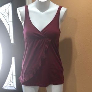 ABERCROMBIE TOP GREAT CONDITION SIZE XL BURGUNDY